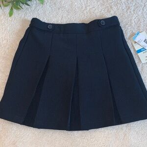 NWT Dockers Navy Blue Pleated Skirt/Skort 6 Girls